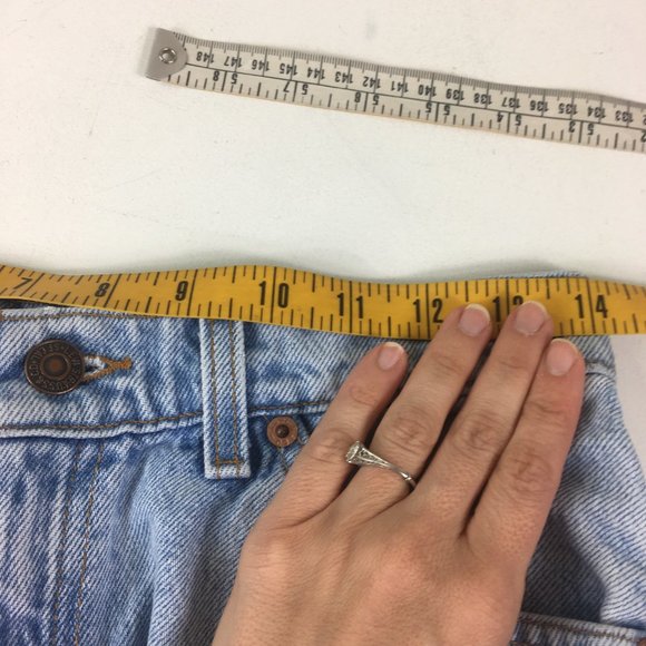 Vintage Levi's 912 Womens Orange Tab Jeans Slim - Picture 7 of 11
